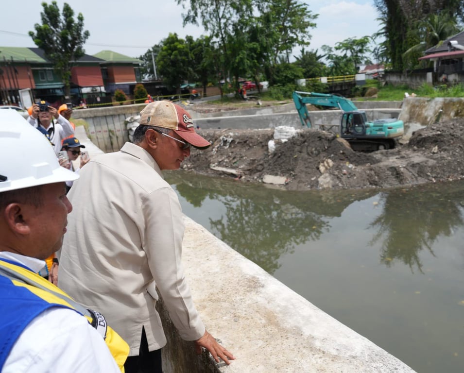 Progres Capai 98 Persen, Pembangunan Floodway Sikambing-Belawan Rampung Akhir 2025