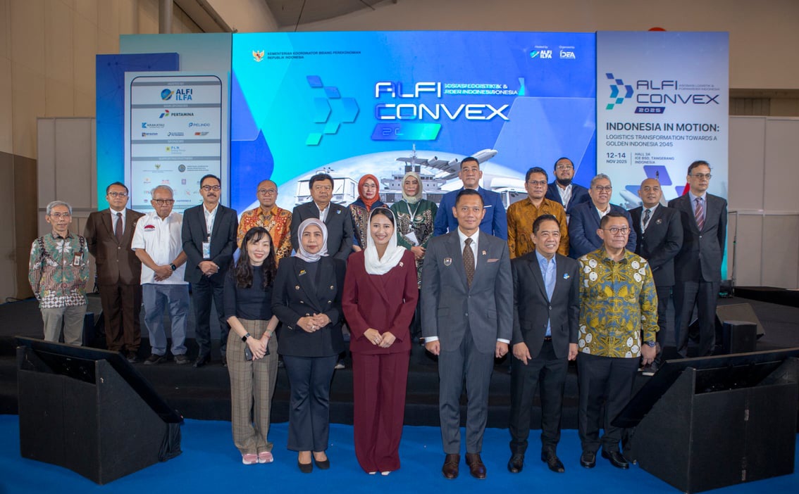 Alfi Convex 2025 Dibuka, Dorong Transformasi Logistik Menuju Indonesia Emas 2045