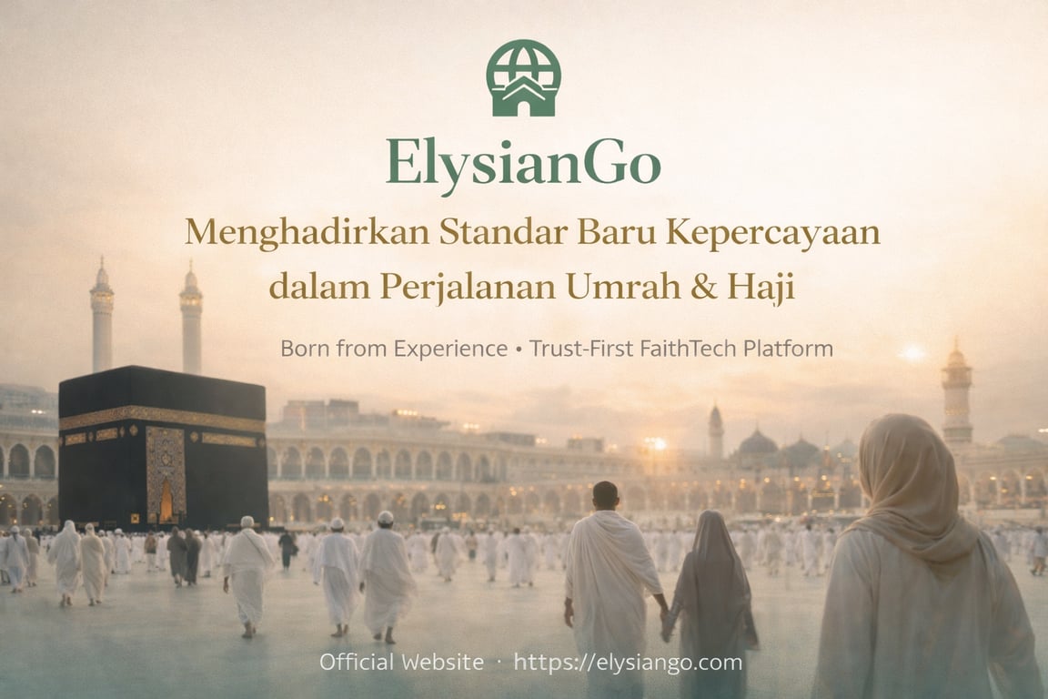 ElysianGo Hadir Platform Digital Dampingi Perjalanan Umrah dan Haji Lebih Tenang dan Terarah