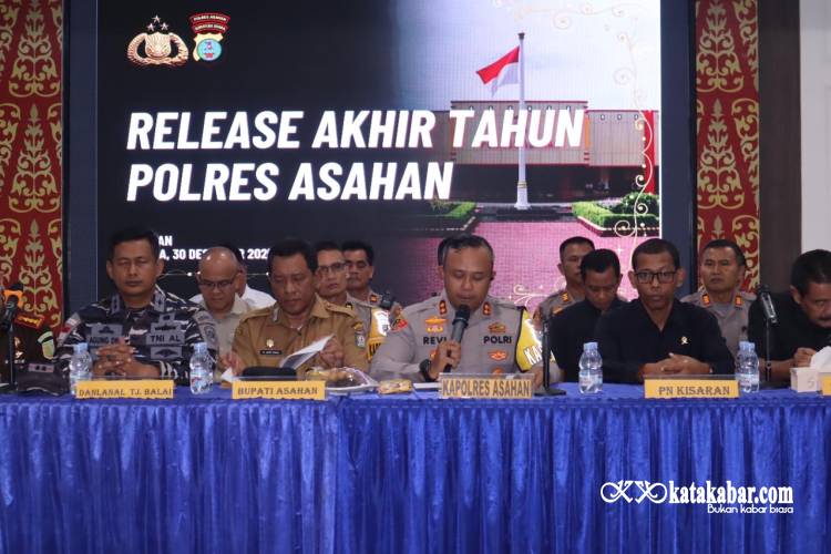 Fantastis, Akhir Tahun 2025 Polres Asahan Ungkap Ratusan Kasus