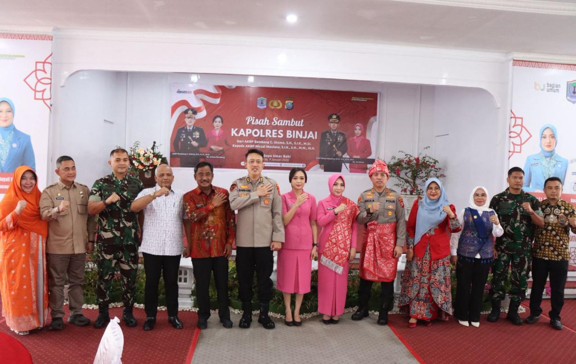 Pisah Sambut Kapolres Binjai, Wali Kota Dorong Kolaborasi Jaga Stabilitas Daerah
