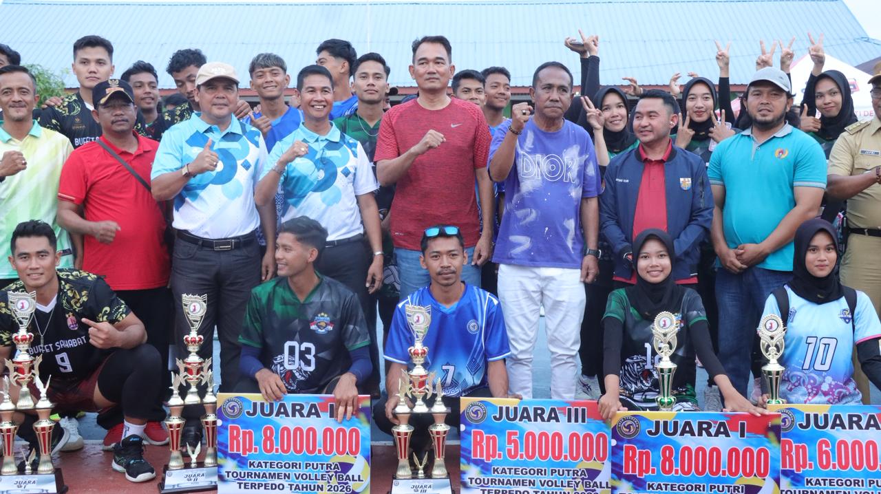 Wakapolres Pastikan Kamtibmas Aman, Turnamen Bola Voli Cup 2026 Resmi di Tutup di 'Tanah Jantan'
