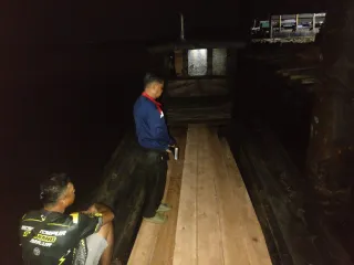 Polres Siak Ungkap Kasus Ilegal Logging di Perairan Mengkapan, Pelakunya Warga Meranti