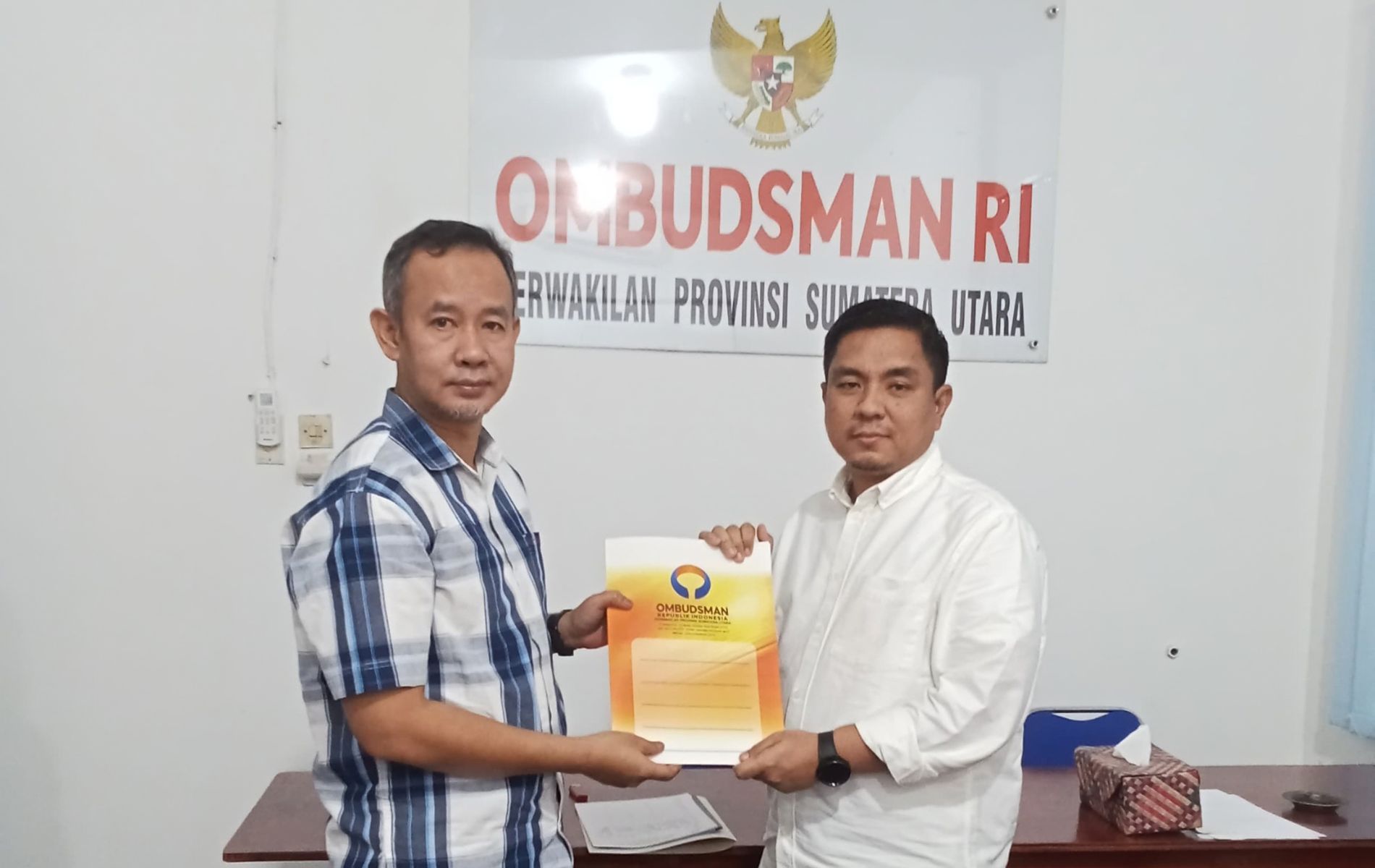 Perwakilan Ombudsman RI Provinsi Sumatera Utara Meminta BPJS Ketenagaakerjaan Mencairkan  JHT PPPK Paruh Waktu Kota Medan