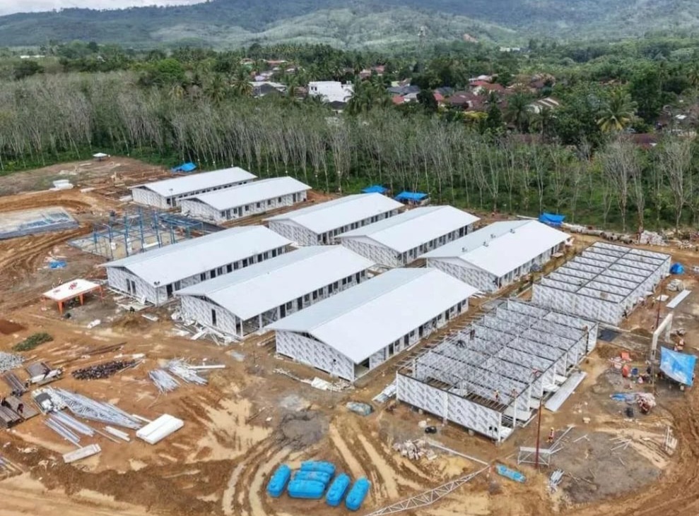 Kementerian PU Bangun 245 Unit Huntara di Batangtoru Fasilitas Lengkap Layak Huni