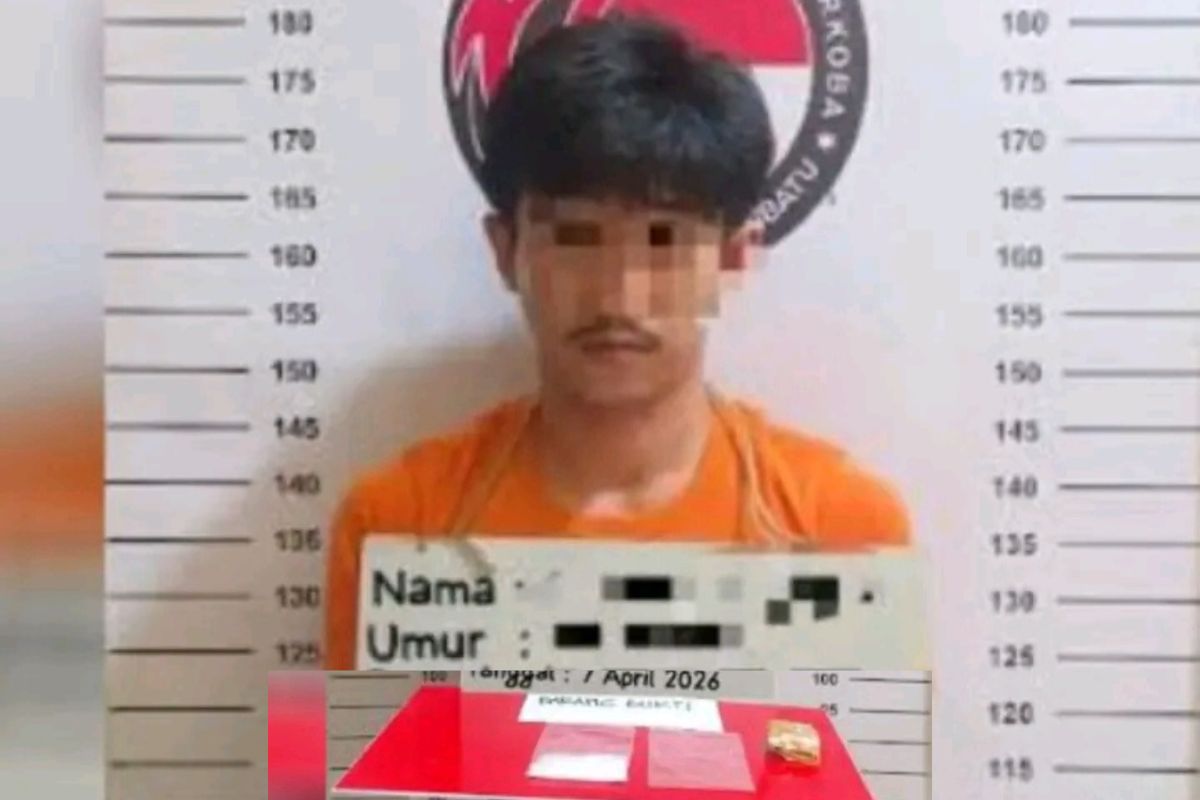 Nginap di Penginapan, Pria di Labuhanbatu Ditangkap Polisi dengan Sabu 35 Gram