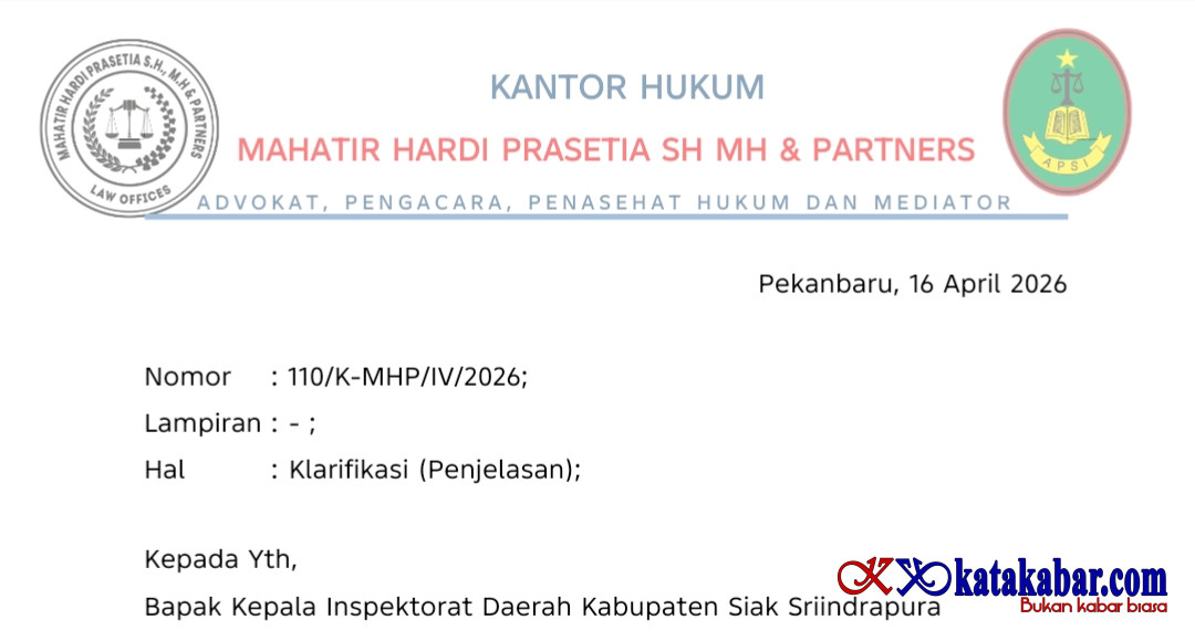 Audit Inspektorat Lambat, Pedagang Pasar Belantik Siak Layangkan Surat
