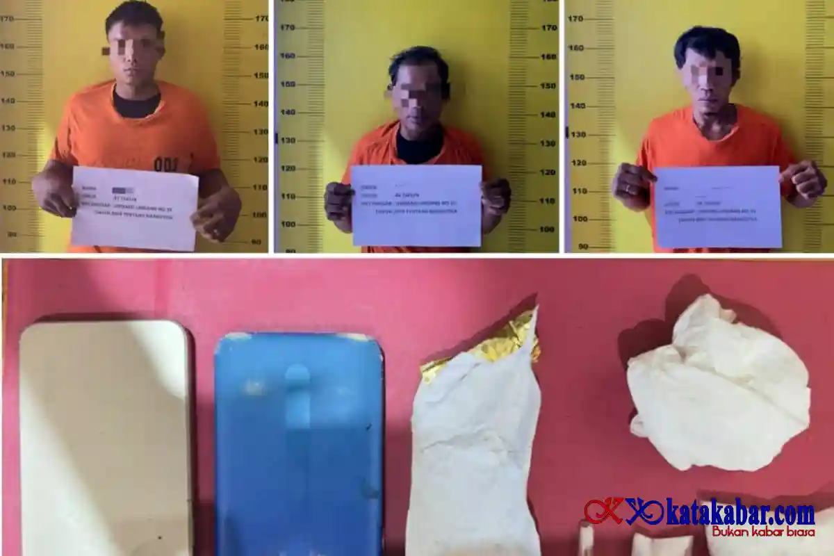 Asyik Boncengan 2 Pria Diringkus Polisi, Nyanyian Rekan Simpan Sabu 25.99 gram