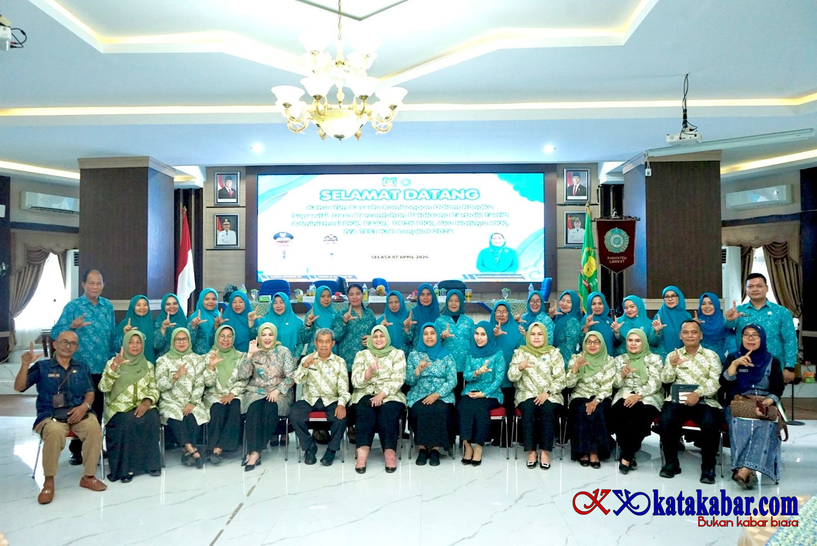 Perkuat Peran Kader di Desa, Ny. Endang Syah Afandin Sambut Supervisi PKK Provsu