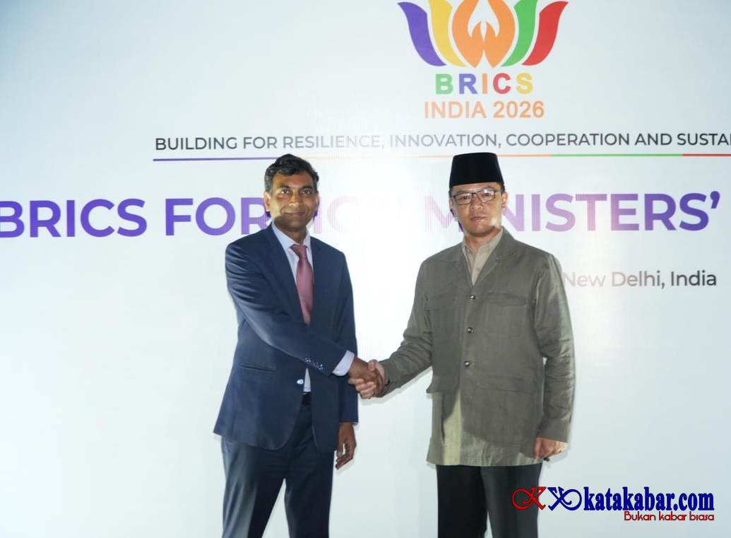 Tiba di India Hadiri BRICS FMM 2026, Ini Misi Menlu RI