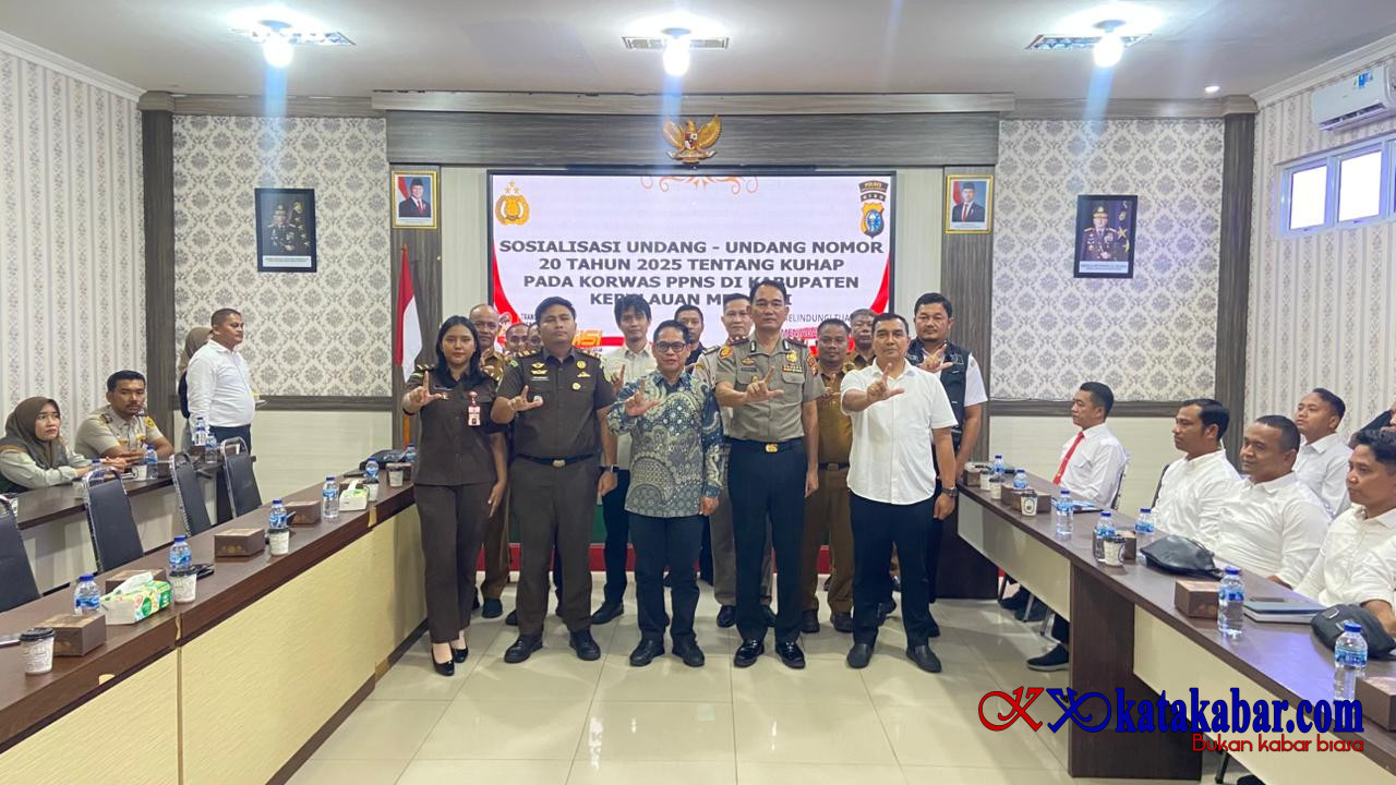 Polres Kepulauan Meranti Bahas Implementasi KUHAP 2025 Demi Perkuat Korwas PPNS