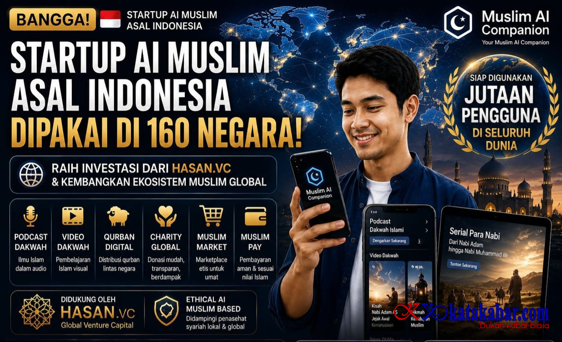 Tembus Pasar Global di 160 Negara, Muslim AI Companion Transformasi Jadi Super-App Ummah Internasional