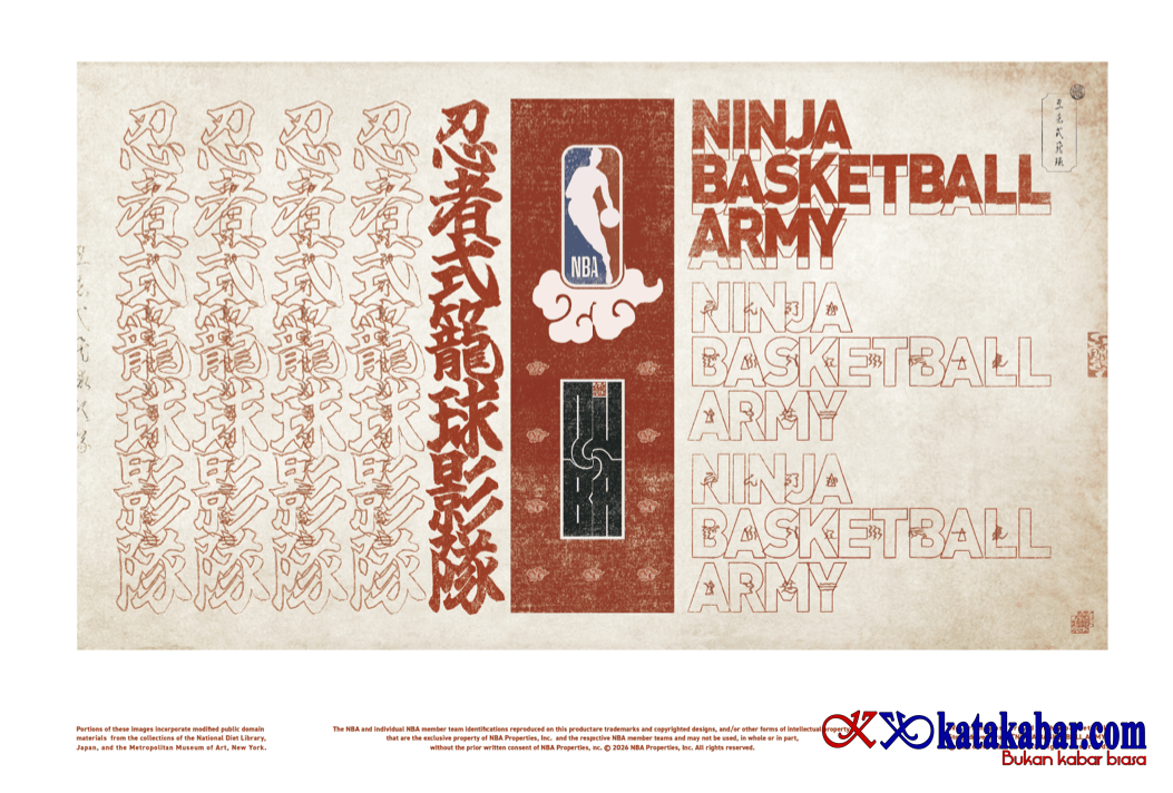 Ninja Basketball Army' Diluncurkan: Merek Baru Berbasis Cerita Resmi Terinspirasi NBA