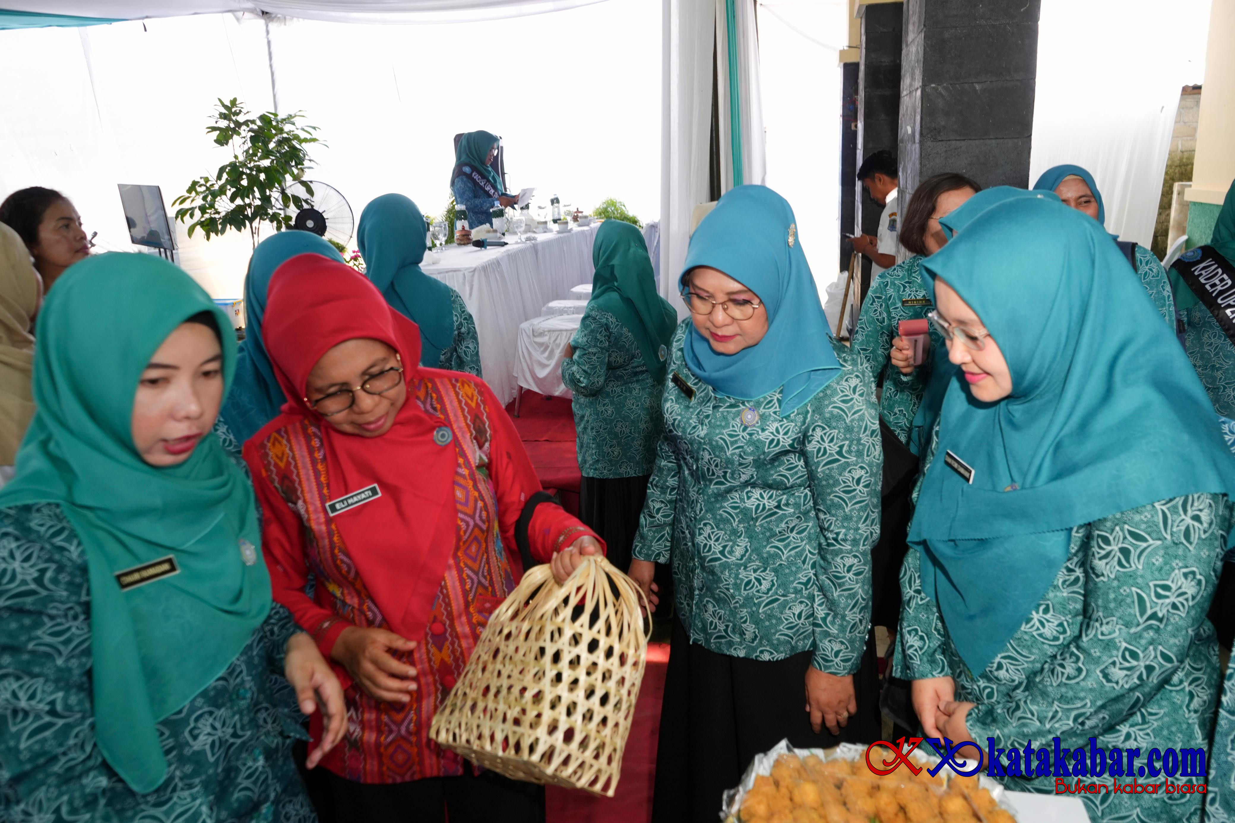 Ketua TP PKK Kota Binjai Tinjau Lomba UP2K 2026 di Kelurahan Sukamaju