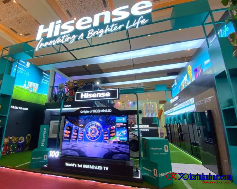 Rayakan Semangat FIFA World Cup 2026™, Hisense Hadirkan Teknologi Canggih di Jakarta Fair 2026