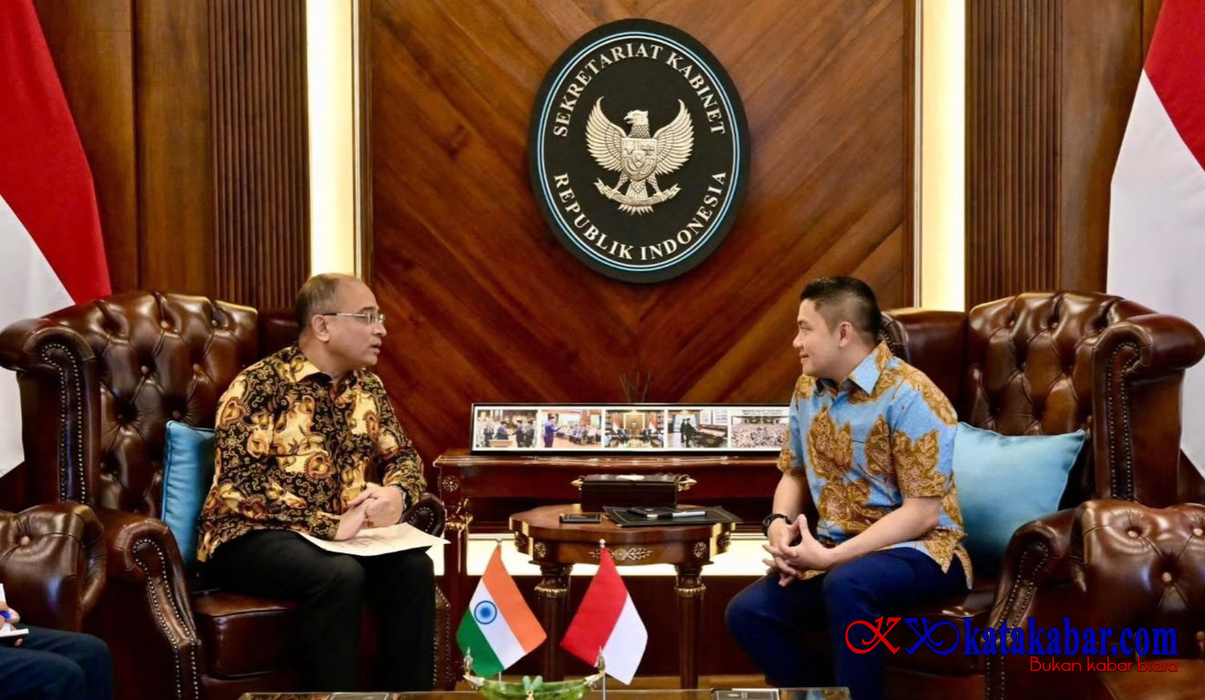 Dubes India Temui Seskab, Bahas Persiapan Kunjungan PM Narendra Modi ke Indonesia
