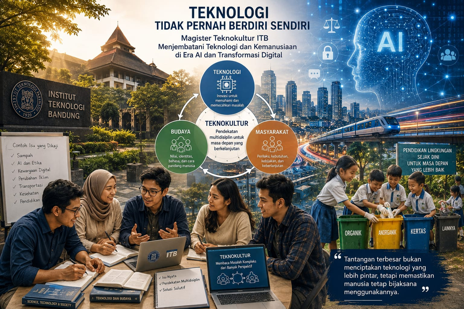 Keilmuan Teknokultur Menjembatani Teknologi dan Kemanusiaan di Era AI