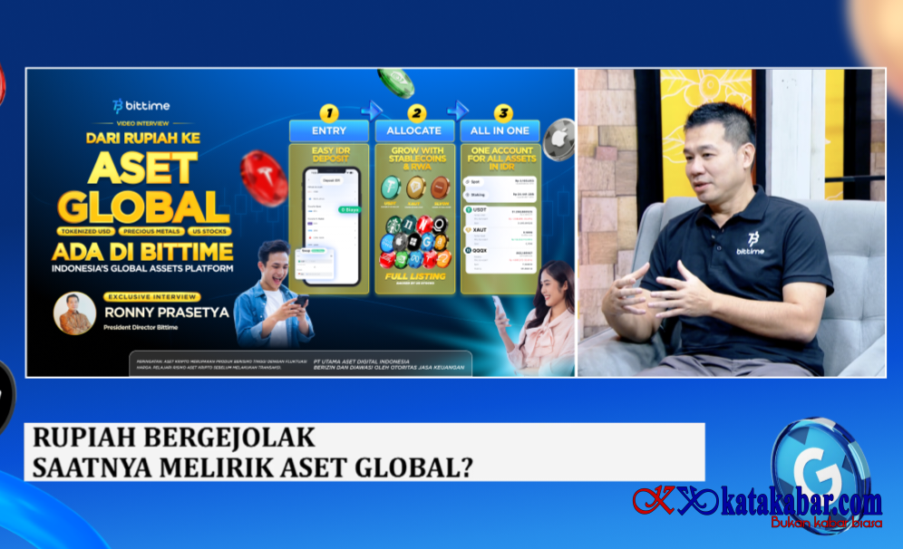 Rupiah Gejolak, Saatnya Lirik Aset Global! Investor Bisa Akses Tokenisasi Aset Global Mulai Rp10 Ribu di Bittime