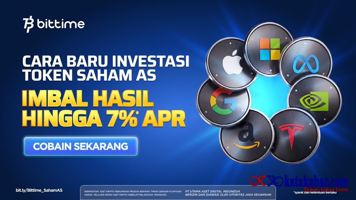 Minat Investor Indonesia pada Aset AI Global Meningkat, Bittime Luncurkan Fitur Earn Tokenized US Stocks