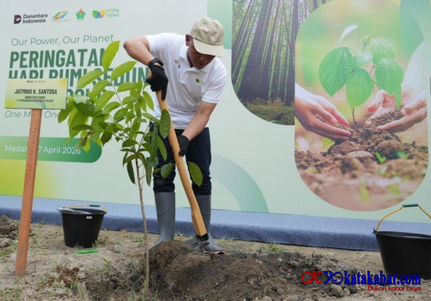 PTPN IV PalmCo Gencarkan Gerakan Hijau dan Jaga Sumber Air Warga