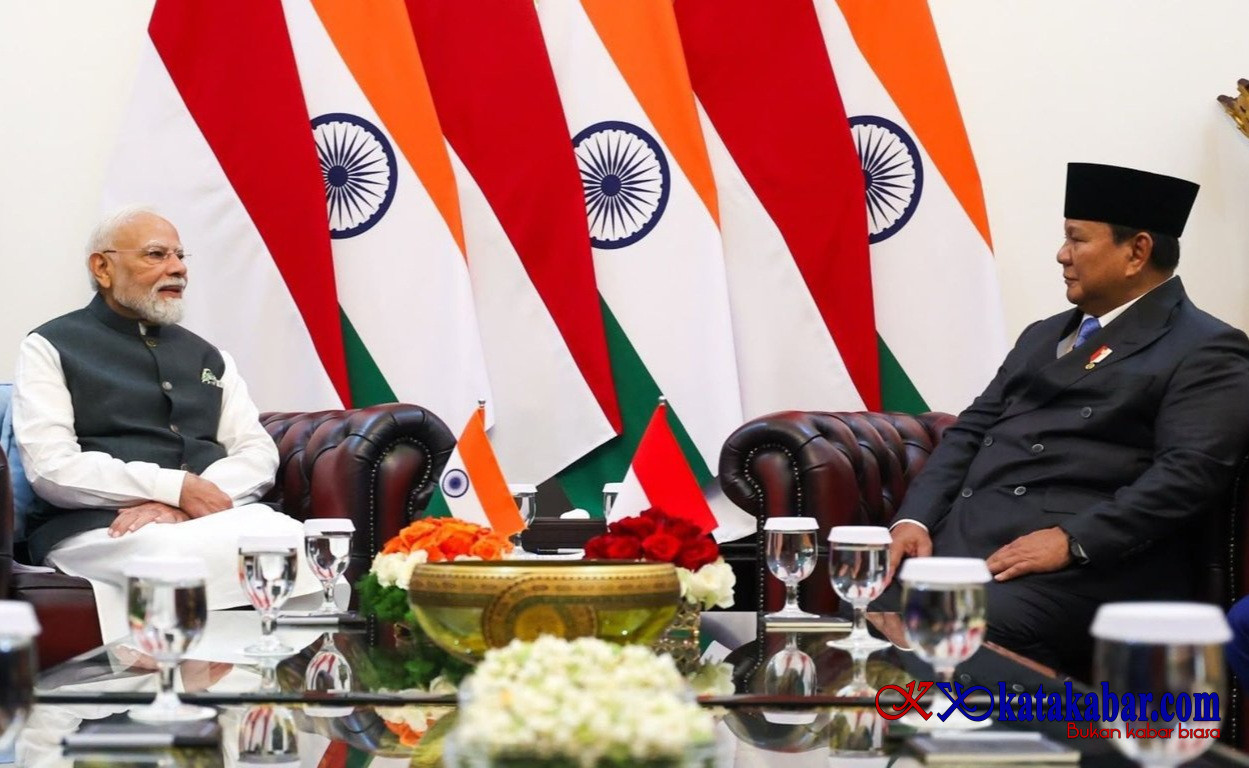 Prabowo dan Modi Perkuat Kemitraan RI dan India, Sepakati 14 MoU dan Enam Inisiatif Strategis