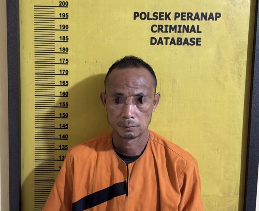 Bejat! Ayah Cabuli Anak Tirinya di Inhu, Kini Mendekam di Sel Polsek Peranap