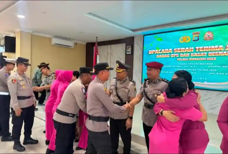 Putra Batak Berprestasi Rifles Bagariang Pindah Tugas, Polres Inhu Rotasi Dua Pejabat Utama