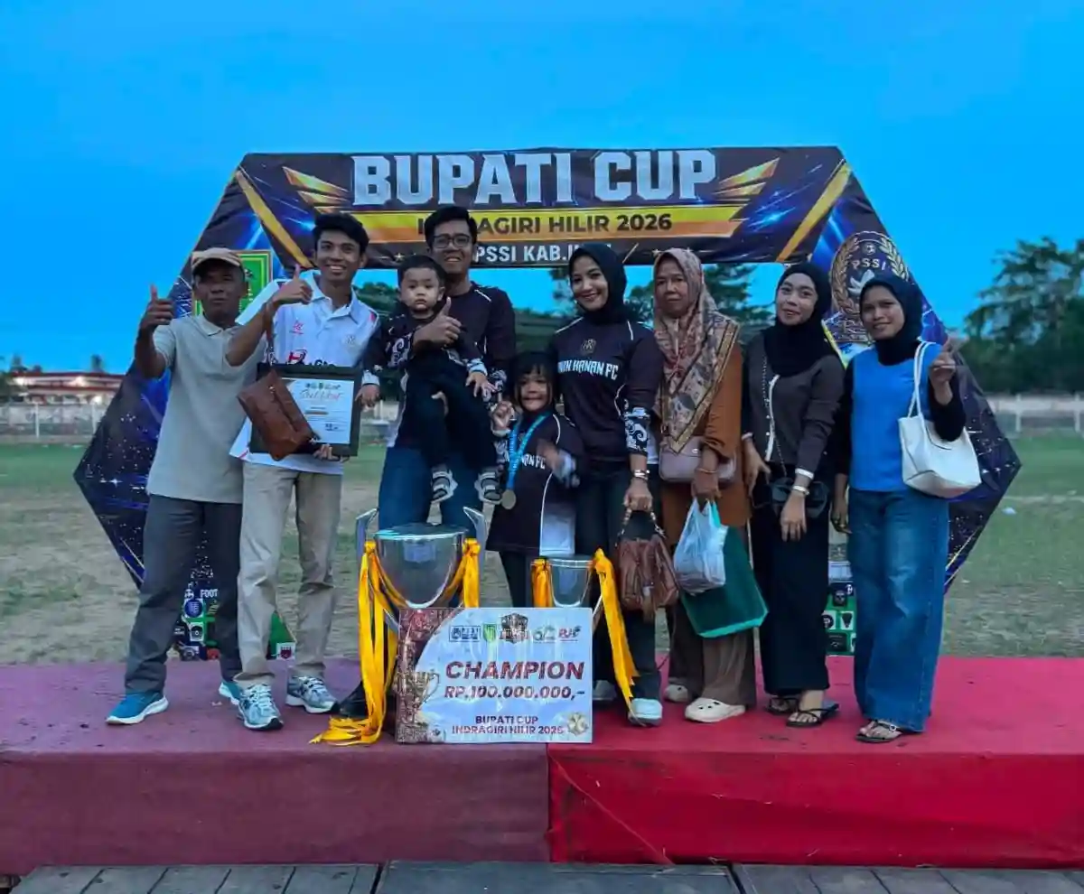 Gol di Menit Akhir, HN FC Inhu Juara Bupati Cup Inhil 2026