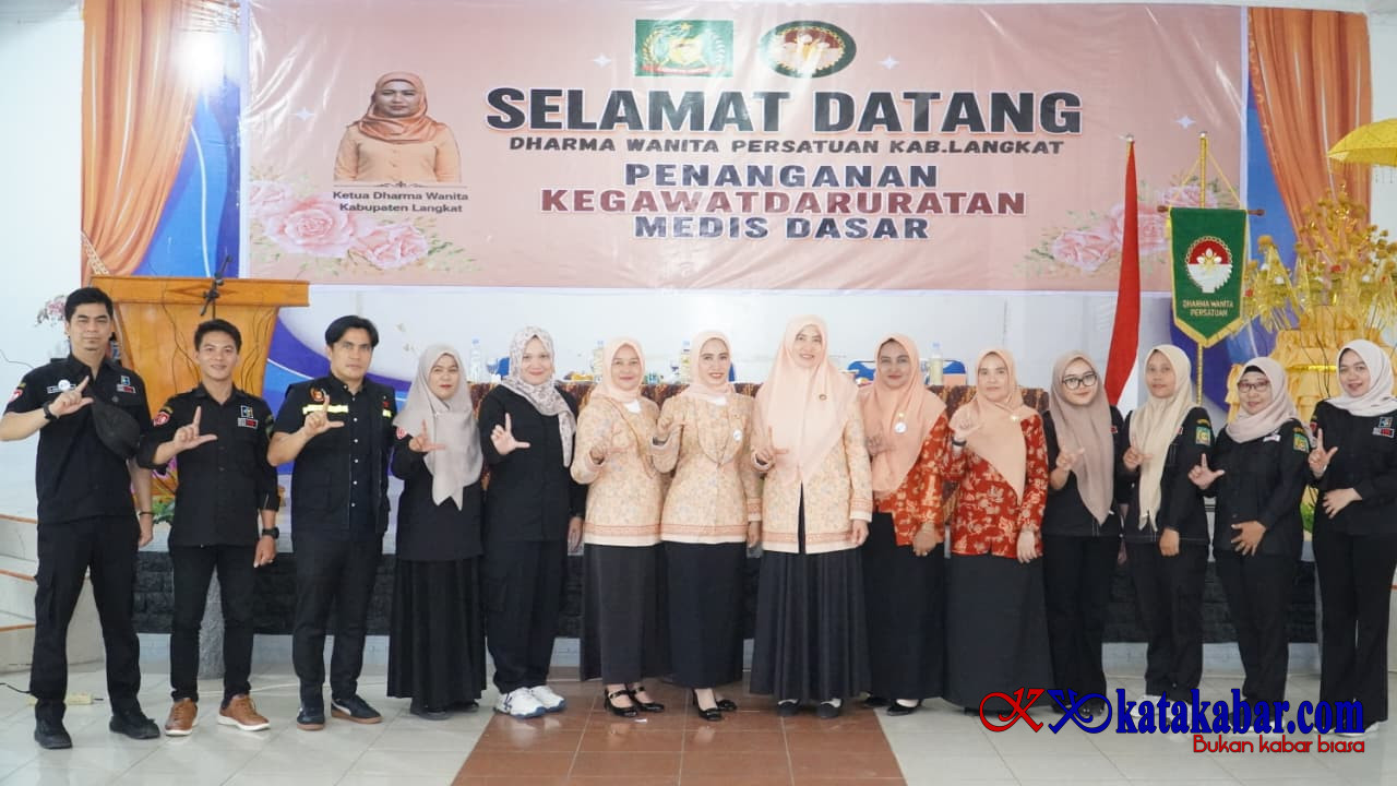 DWP Langkat Bekali Anggota Keterampilan Penanganan Darurat Medis Dasar