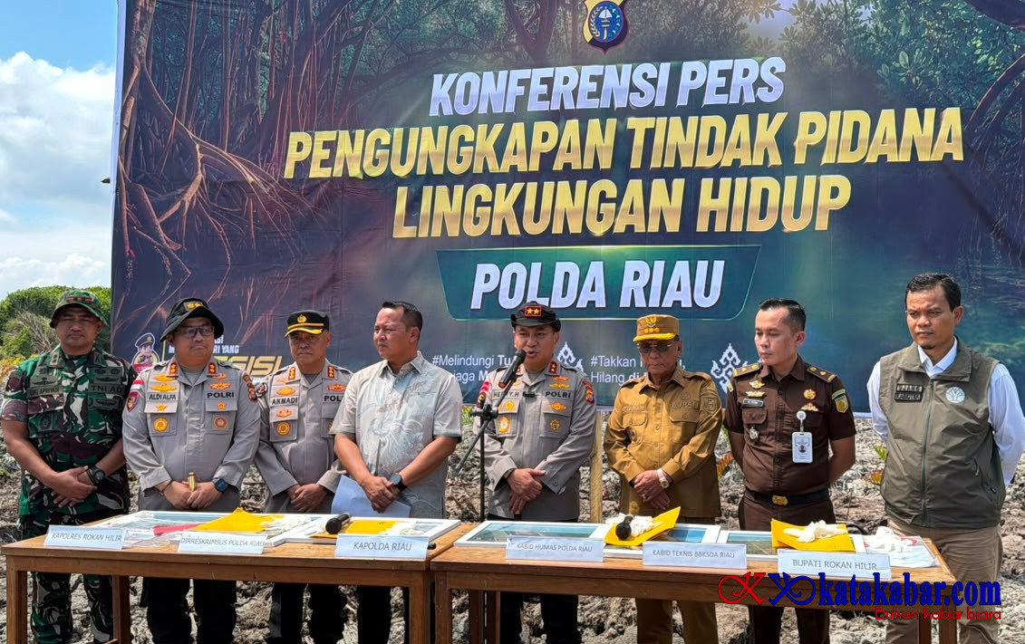 Mangrove Dirusak di Rohil, Kapolda Riau Geram: Ini Benteng Masyarakat Pesisir Tempat Satwa Berkembang Biak