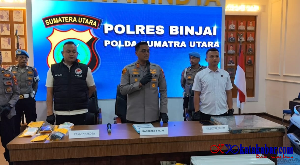 Polres Binjai Ungkap Pencurian di Kuil Sikh, Empat Pekerja dan Penjaga Diduga Gasak Aset Rp60 Juta