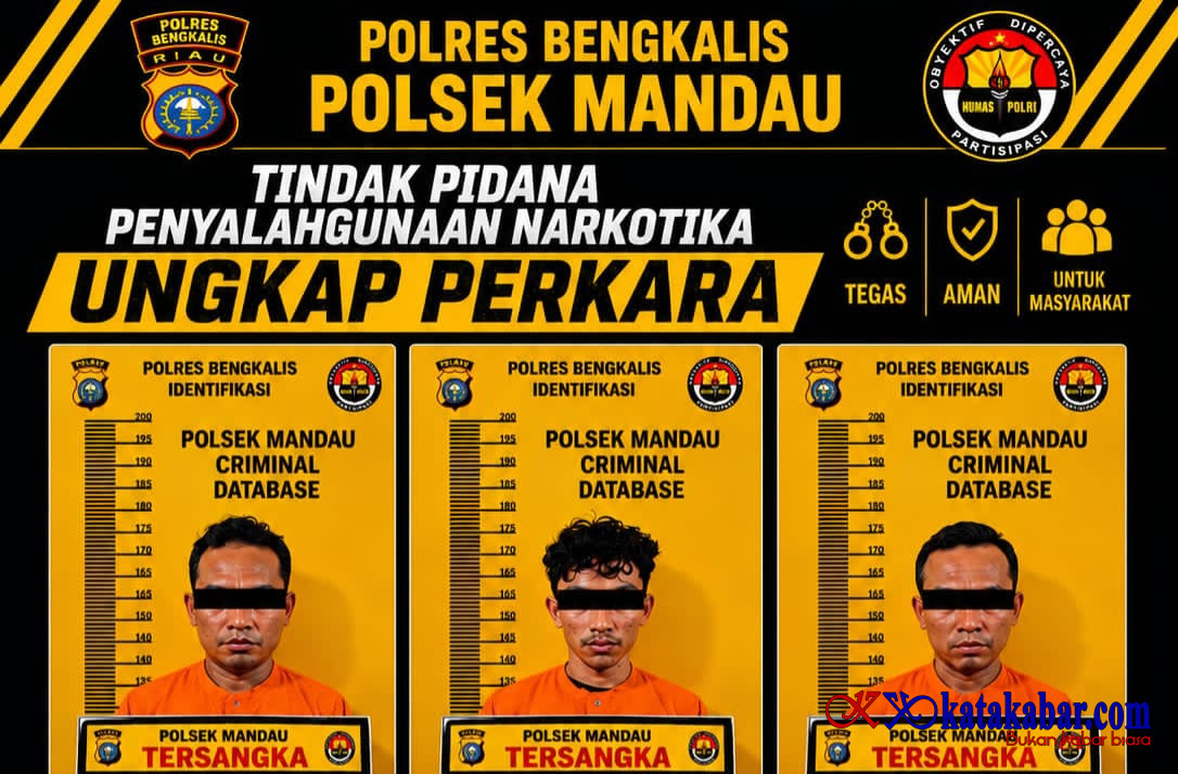 Lantaran Nyanyian RK Dua Sejawat Masuk Bui Polsek Mandau Sabu dan Ganja dari Lapas