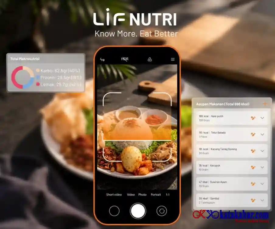 LIF Indonesia Luncurkan LIF Nutri, Bisa Hitung Kalori dan Makronutrisi dari Foto Makanan
