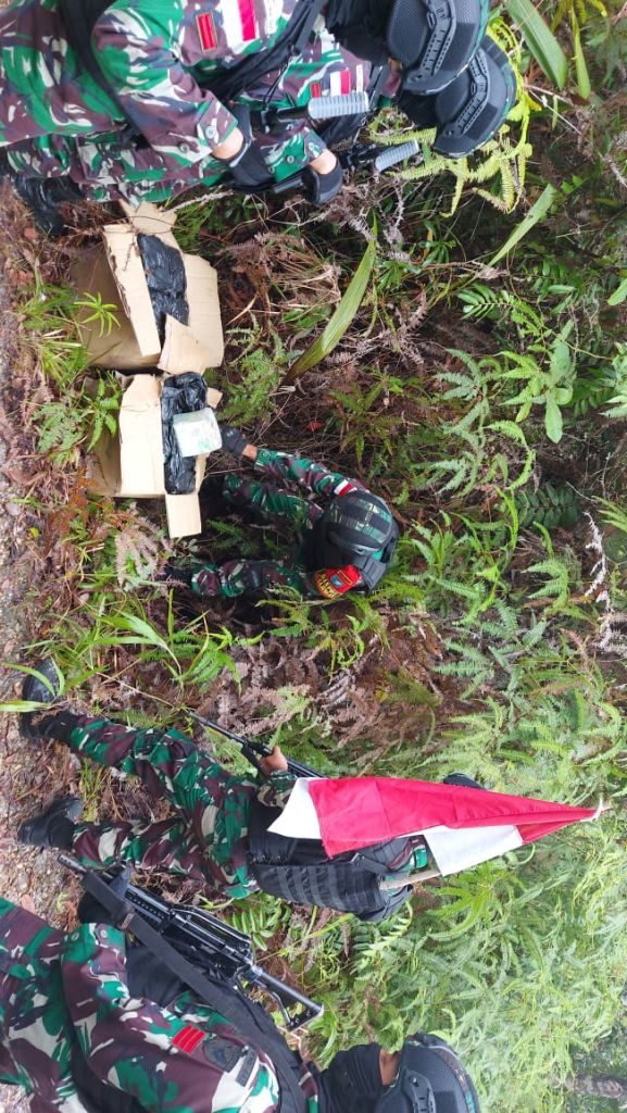 Patroli di Jalur Ilegal, Satgas Pamtas Yonif 642 Kapuas Sita 42,928 Kilogram Sabu
