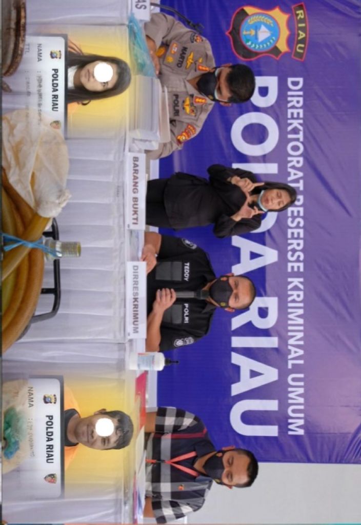 Ditkrimum Polda Riau Grebek Gudang CPO Ilegal, 2 Pelaku Diringkus