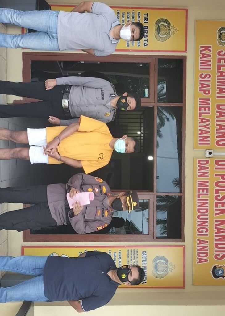 Aniaya Anak Bawah Umur, Polsek Kandis Cokok Pelaku Saat Mabuk Tuak