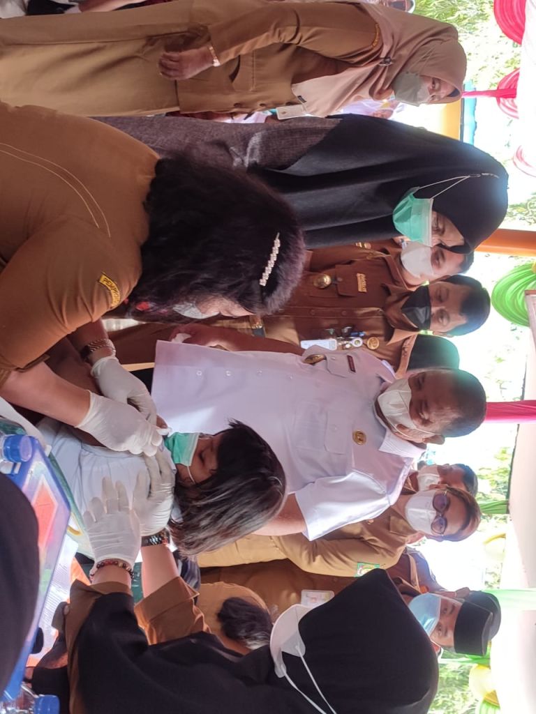 Vaksinasi Merdeka Anak di Langkat Berjalan Lancar