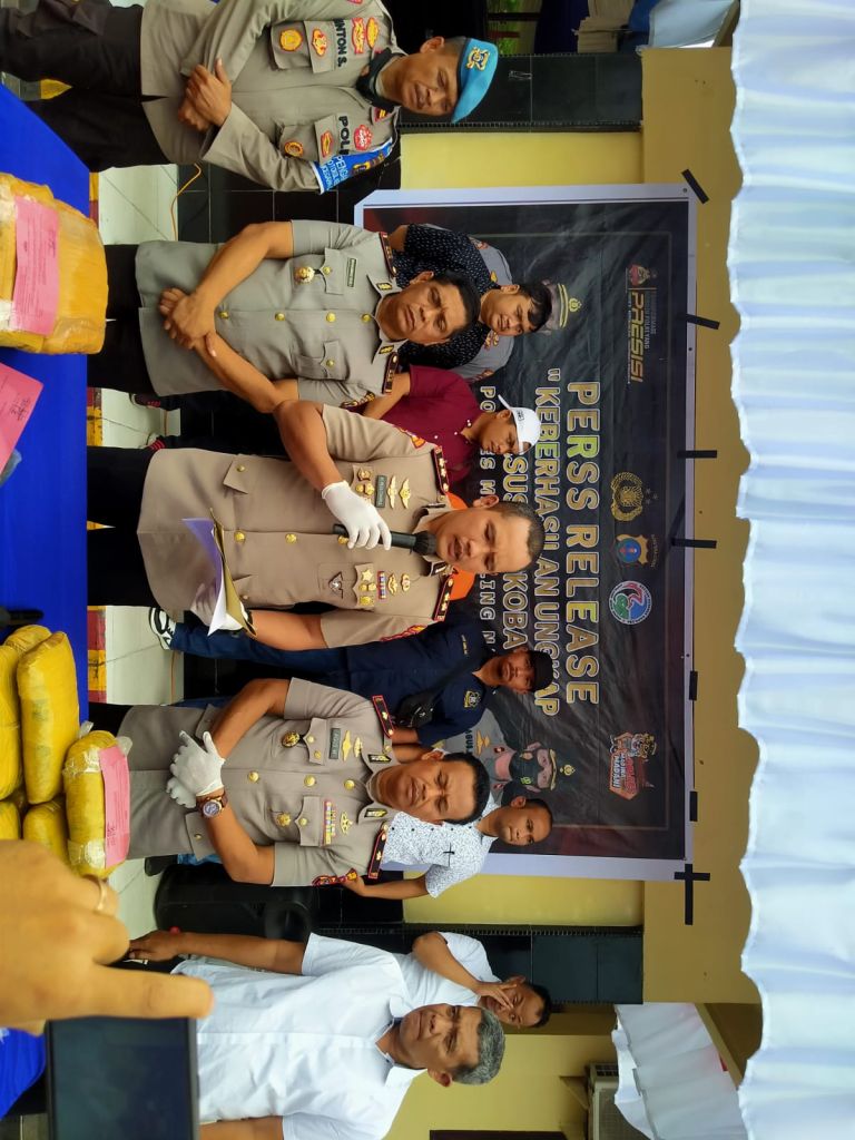 Polres Madina Bekuk Bandar Ganja, Barbutnya 7,8 Kg