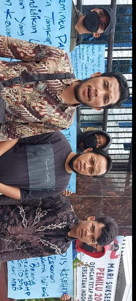 Mahasiswa Elukan Kadis Kesehatan Labuhanbatu Korupsi Dana Covid